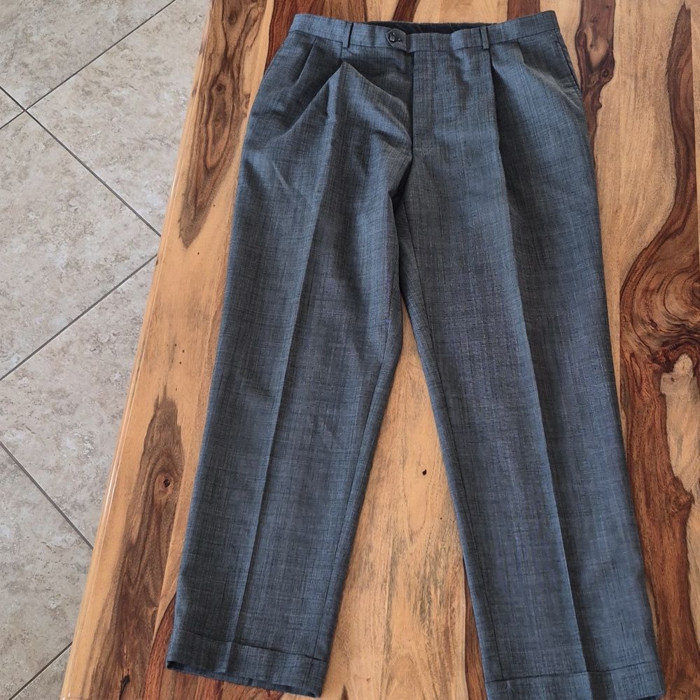 Austin Reed London England Wool Pants Sz 35W 32L